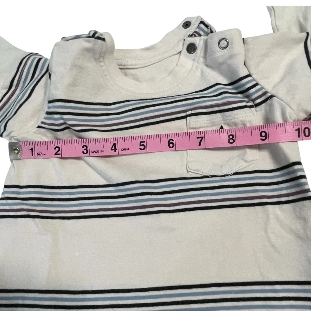 VOLCOM Jeans & Cream and Blue Striped Shirt Matching Set